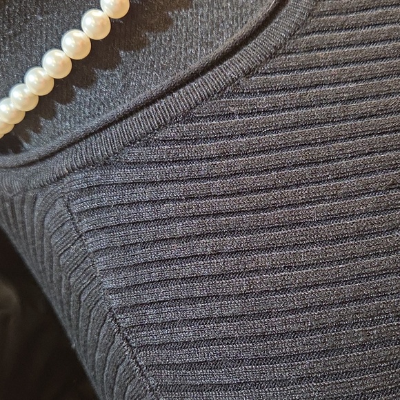 Nwt 1X Only Carmakoma Chic Black Long Sleeve Midi Dress Streach - Picture 12 of 14